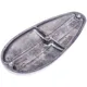 Pole wheel lock cover aluminum silver for Hercules, Miele, D_1