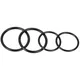 O-ring Drilastic set 4-piece black for NSU, Quickly, N, S, L_1