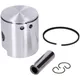 Piston set aluminum size C 44,955mm with 12mm pin for Zündap_1