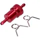 Fuel filter aluminum red 7mm 77mm for Zündapp, Kreidler, Her_1