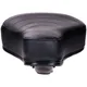 Saddle / seat black flat with Puch lettering for Puch moped _1