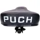 Saddle / seat black flat with Puch lettering for Puch moped _3