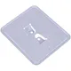 License plate holder metal white 145x125mm for moped, moped,_1