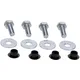 Footboard bracket Pränafa chrome set for Hercules Prima M, H_2