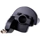 Gasgriff Set Kurzhub mit Griffgummis Aluminium schwarz MG000_2