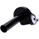 Gasgriff Set Kurzhub mit Griffgummis Aluminium schwarz MG000_3