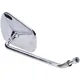 Mirror Cuppini chrome 115x90mm 170mm M8x26 for Zündapp, Krei_1