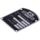 Frame type plate MOGA aluminum 46x57mm for Hercules K 50, M,_1