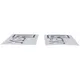 Sticker set KS 50 90x40mm for Zündapp KS 50 Sport Type 517, _2