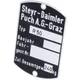 Nameplate blank 60 x 40mm for Puch, R 50 MG00083279_1