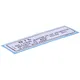 Sticker two-stroke oil 22x75mm for Honda MT, MB 5, 8, 50, 80_1