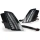 Turn light set front/rear Moto Nostra smoked glass LED with _1