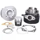 cylinder kit Naraku 75cc 47mm w/ cylinder head for Vespa V50_1