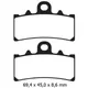 brake pads Naraku sintered, front for KTM Duke, RC 125, 200,_1