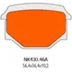 brake pads Naraku organic for Aprilia RS4, Derbi GPR, Motorh_1