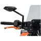 front brake lever Puig 2.0 adjustable, folding - orange blac_1