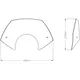 Windschild Puig GTS Sport klar für Vespa GTS 125, 300 2007- _1