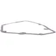 Clutch cover gasket Schmitt with silicone seam for Simson S5_2