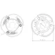 Clutch D=105mm for 107mm clutch bell VC10417_1