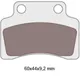brake pads organic for Kymco Heroism, Baotian, CPI, Keeway, _1