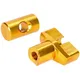 brake cable adjuster set M6 thread aluminum gold - universal_1