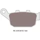 brake pads organic for Honda Foresight, Pantheon VC23655_1