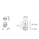 turn signal bulb clear with glass base W3W (T10) W2,1x9,5d 1_1