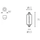 bulb Osram C5W SV8,5-8 12V 5W VC30992_1