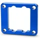 Spacer / distance plate diaphragm block Voca CNC 10mm blue f_1