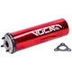 Endschalldämpfer Voca Racing 60x200mm rot 50-80ccm für D50B0_1