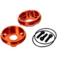 Rear silencer end cap Voca Racing orange VCR-RD304CNC/OR_1