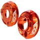 Rear silencer end cap Voca Racing orange VCR-RD304CNC/OR_2