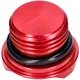 Oil filler plug VOCA V2 CNC red for Derbi EBE, EBS, D50B VCR_1