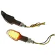 Blinker Set M10 LED schwarz Sidewinder Klarglas VC20068_1