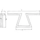 Z Tube Handlebar 25.4mm Chrome for Choppers and Cruisers_0