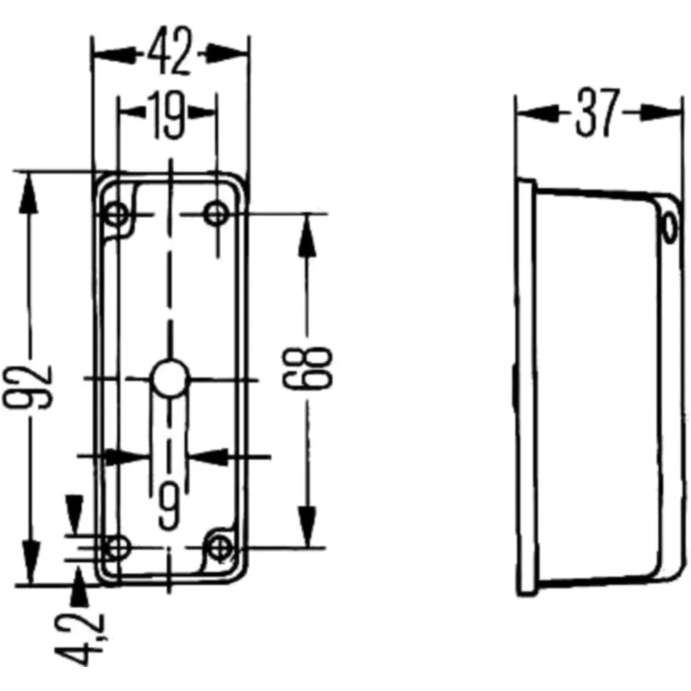 Umrissleuchte für Motorräder 1024256_0