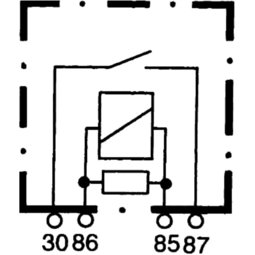 24 V 4-pole Closing Relay for Motorcycles_0