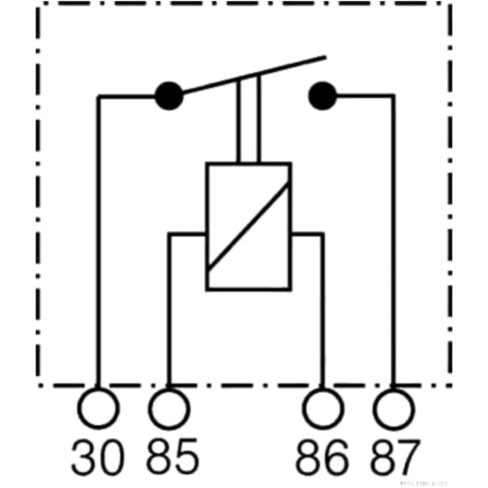 4-Pole Mini Relay 70A 12V for Motorcycles_1