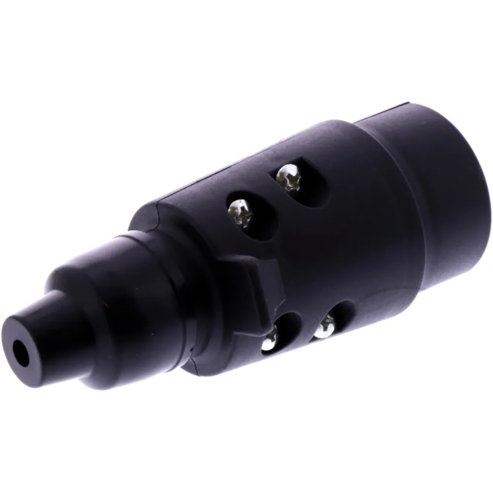 Stecker 7-polig 12V JMP Kunststoff Gummitülle_0
