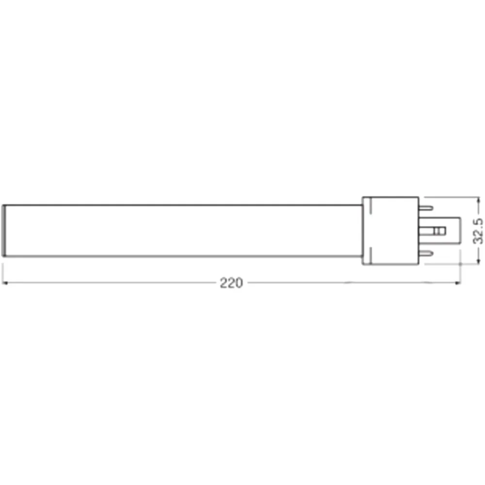 LED-DULUX EM/AC 6W G23 Base Lamp_0