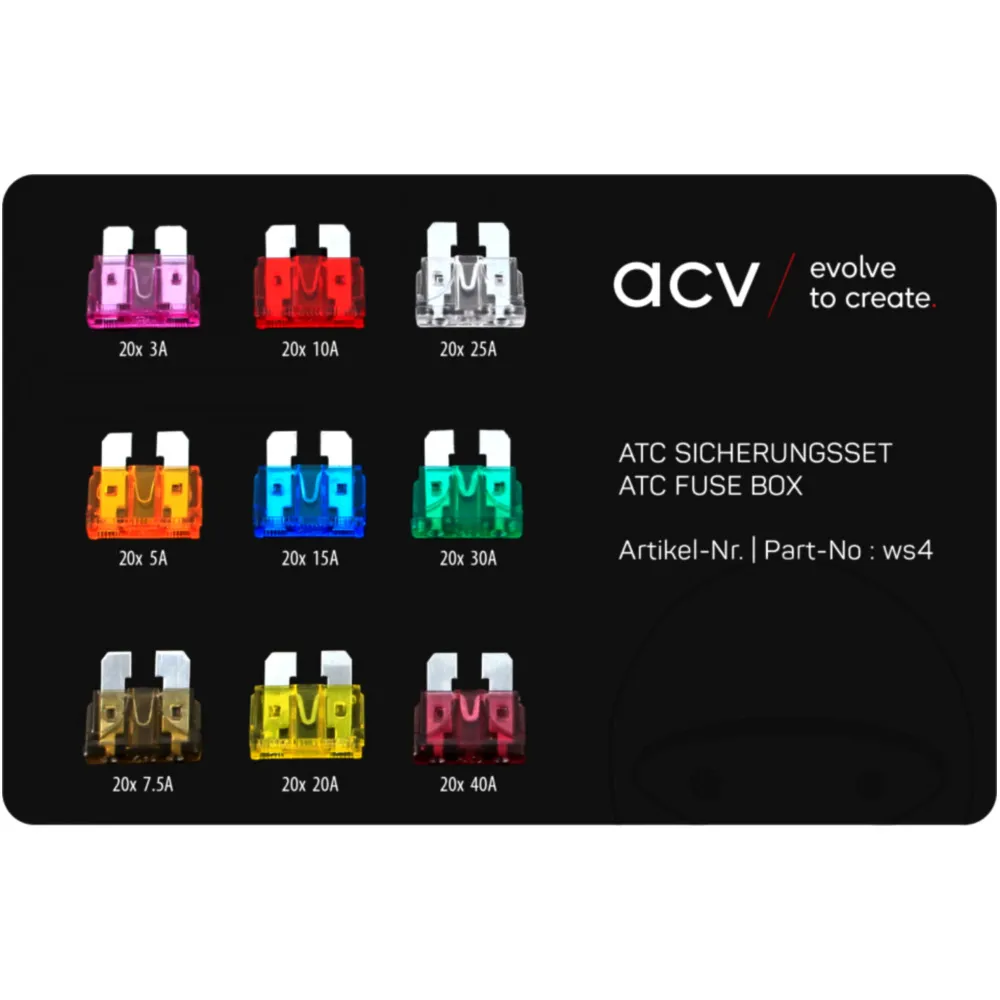 FUSES ASSORTMENT MIDI 3-40A 180 PIECE ATC_1