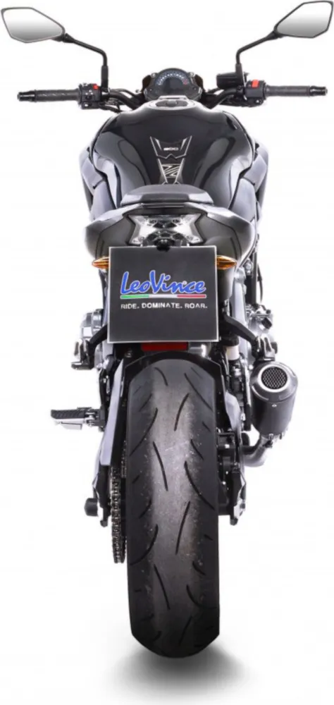 Silencer SBK stainless steel lv - 10 black slip on for: Kawasak