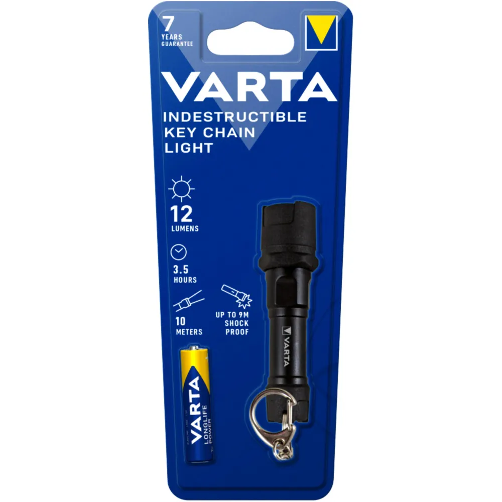 VARTA Indestructible LED Taschenlampe mit 1 AAA Batterie_0