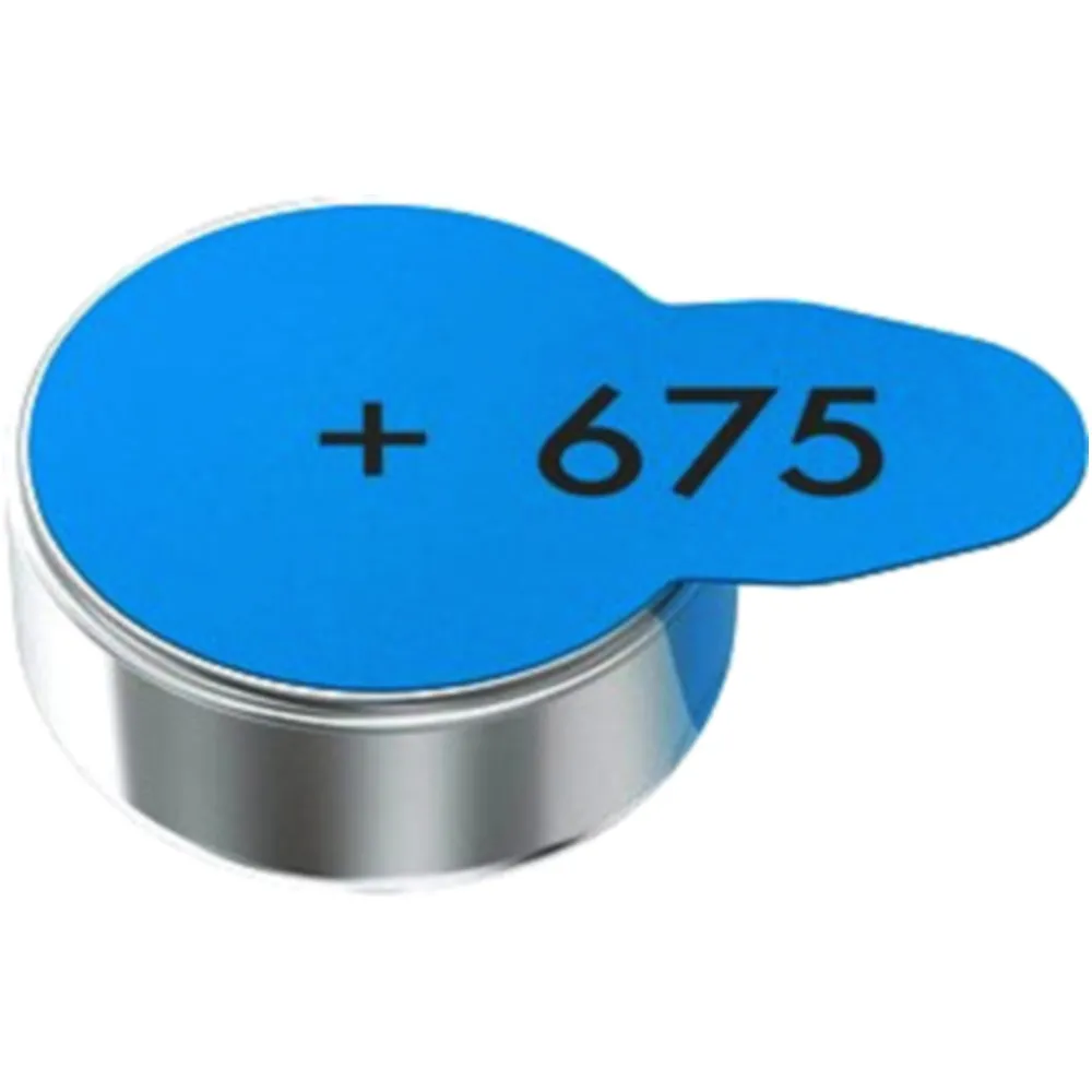VARTA 675 Knopfzellen 1,45 V für Hörgeräte - 6er Blister_0