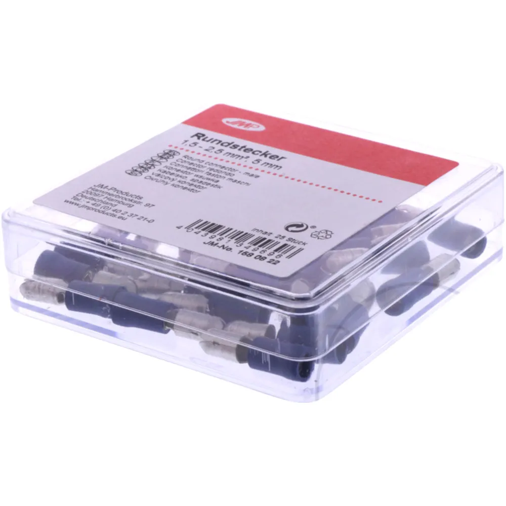 Rundstecker isoliert 1.5-2.5 mm² 5 mm von JMP_0