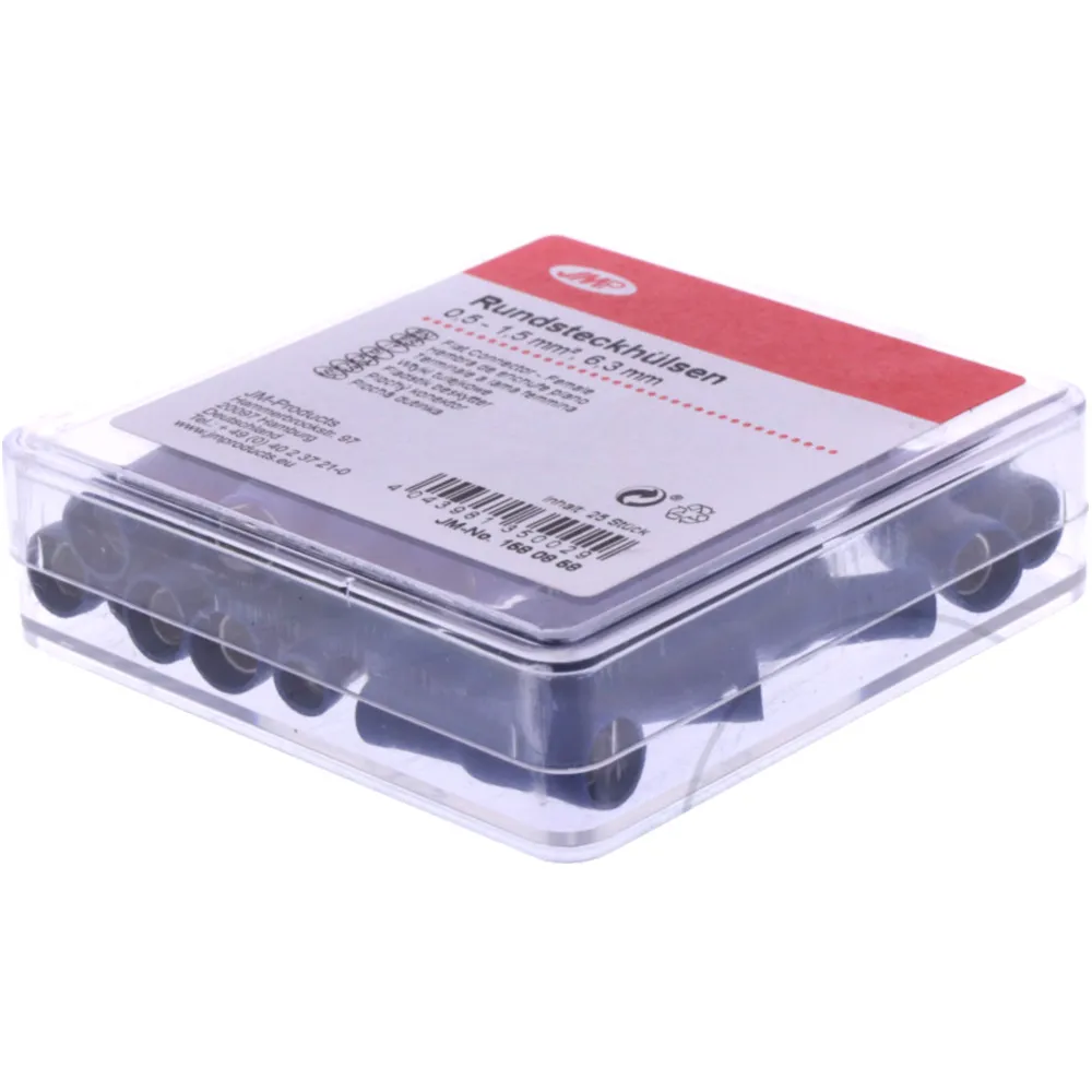 Rundsteckhülse isoliert 1.5-2.5 mm² 5 mm JMP_0