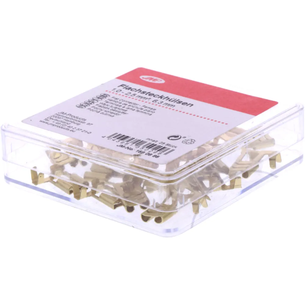 JMP Flachsteckhülse unisoliert 1.0-2.5 mm² 6.3mm_0