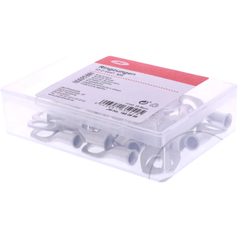 RING CONNECTOR M8 JMP 10.0 mm² uninsulated - Pack of 25 pcs_0