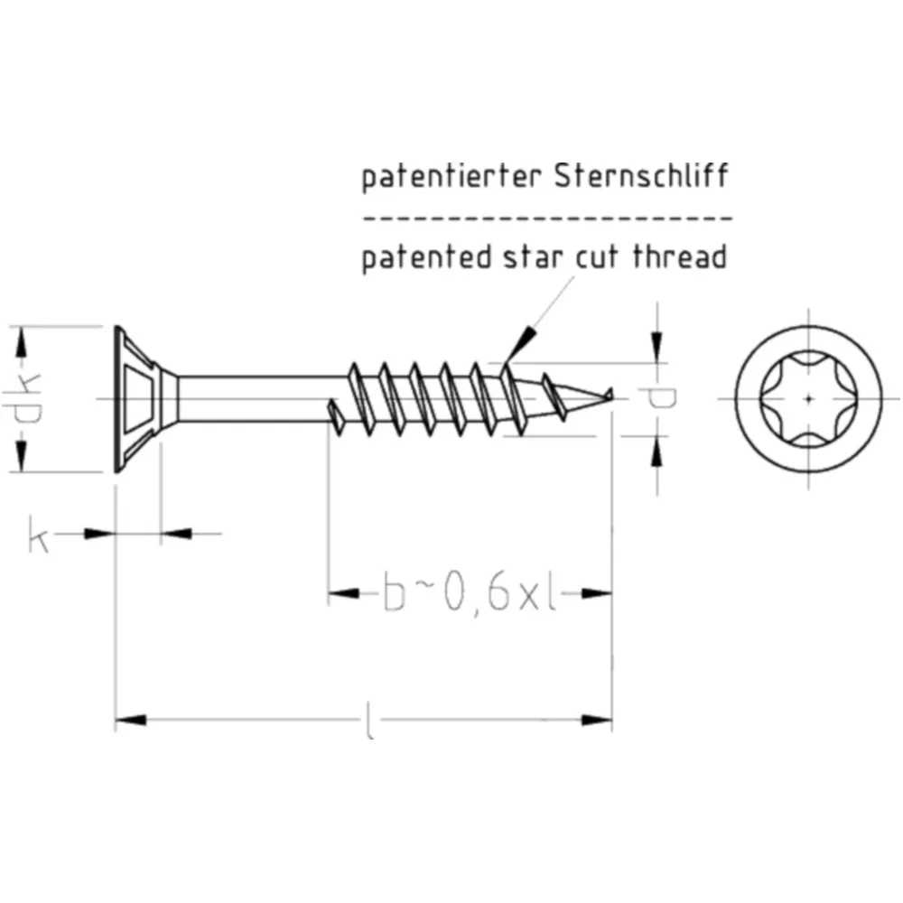 Universalschraube 6 x 70, Packung 50 Stück_0
