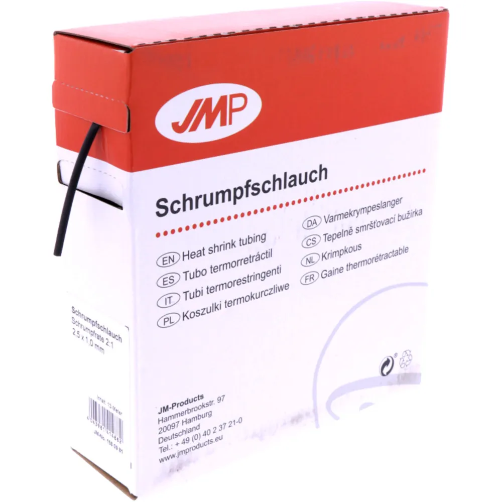 2.5 mm SHRINK TUBE JMP PACK 13M, 2:1 SHRINK RATE_0
